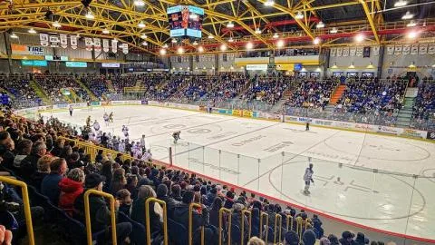 Kal Tire Arena view from seats.